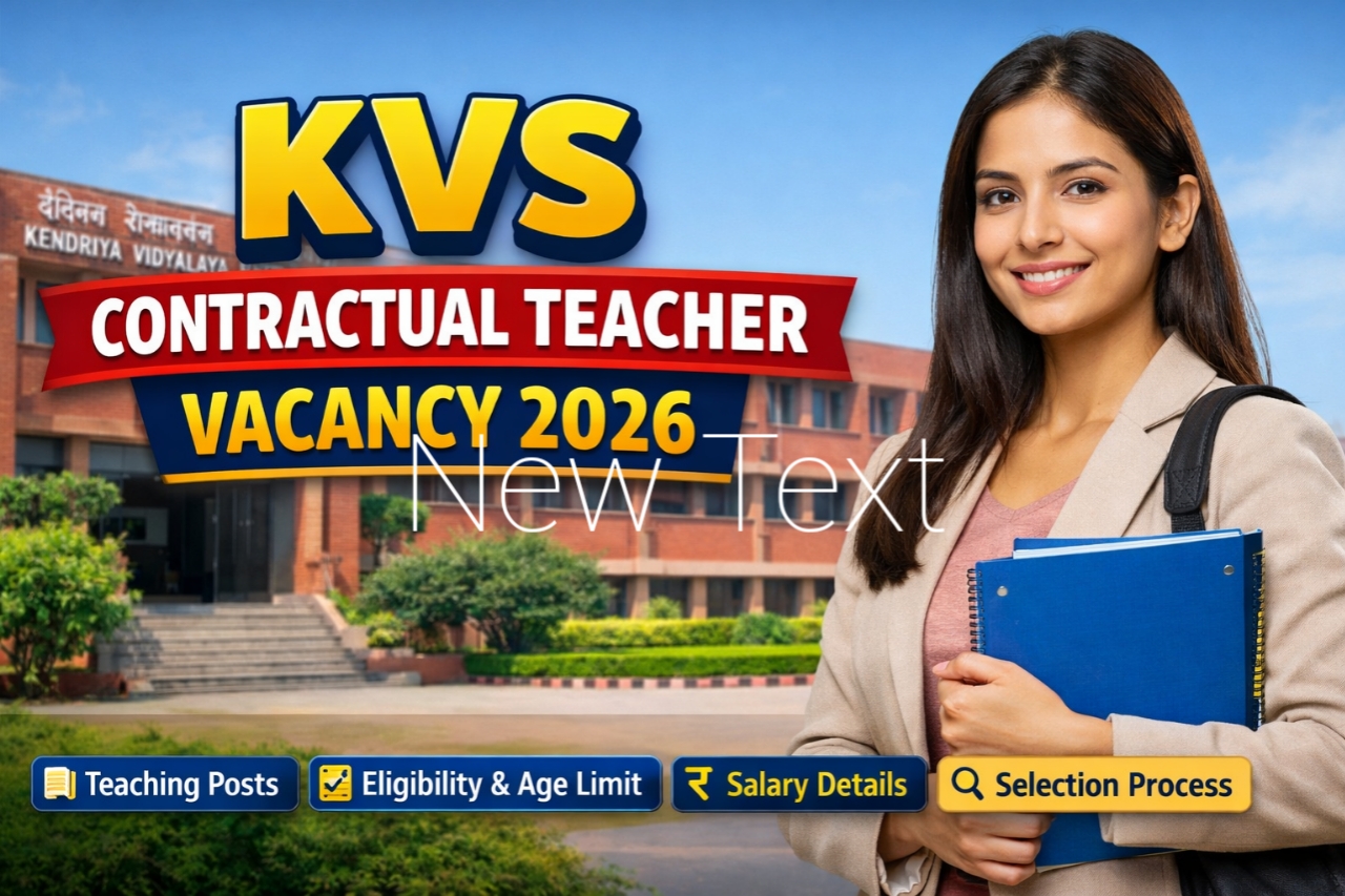 KVS Contractual Teacher Vacancy 2026