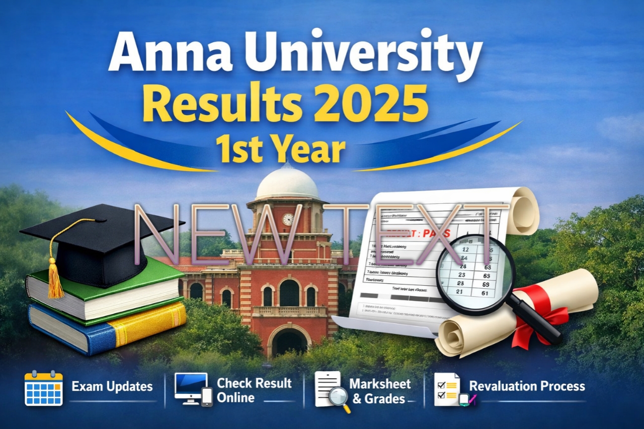 Anna University Results 2025 1st Year