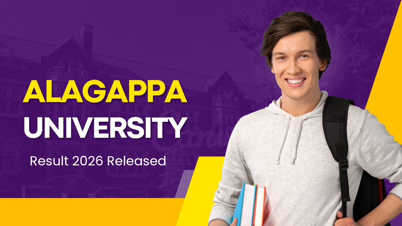 Alagappa University Result 2026 Released — Check UG, PG & Distance Results Online