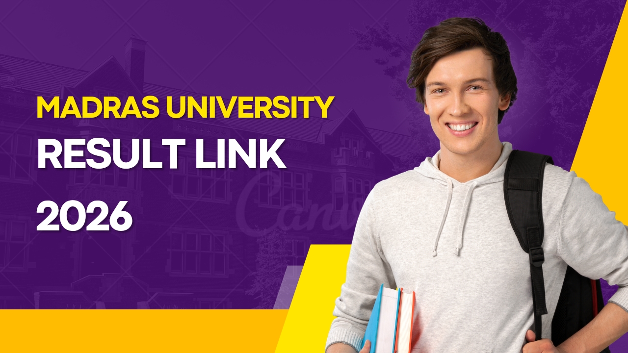 Madras University Result Link